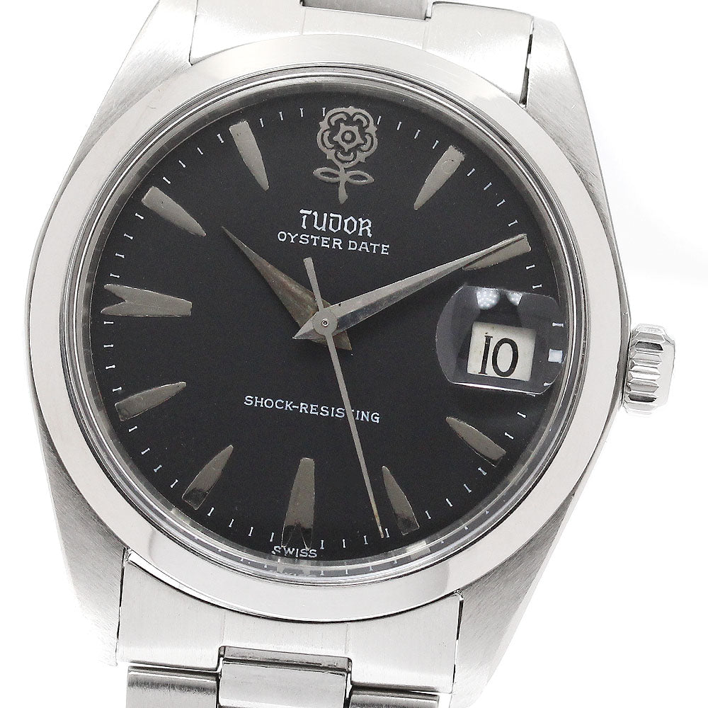 TUDOR Oyster Date 7992/0 Big Rose Cal.2423 Hand Winding Men's Watch_951139