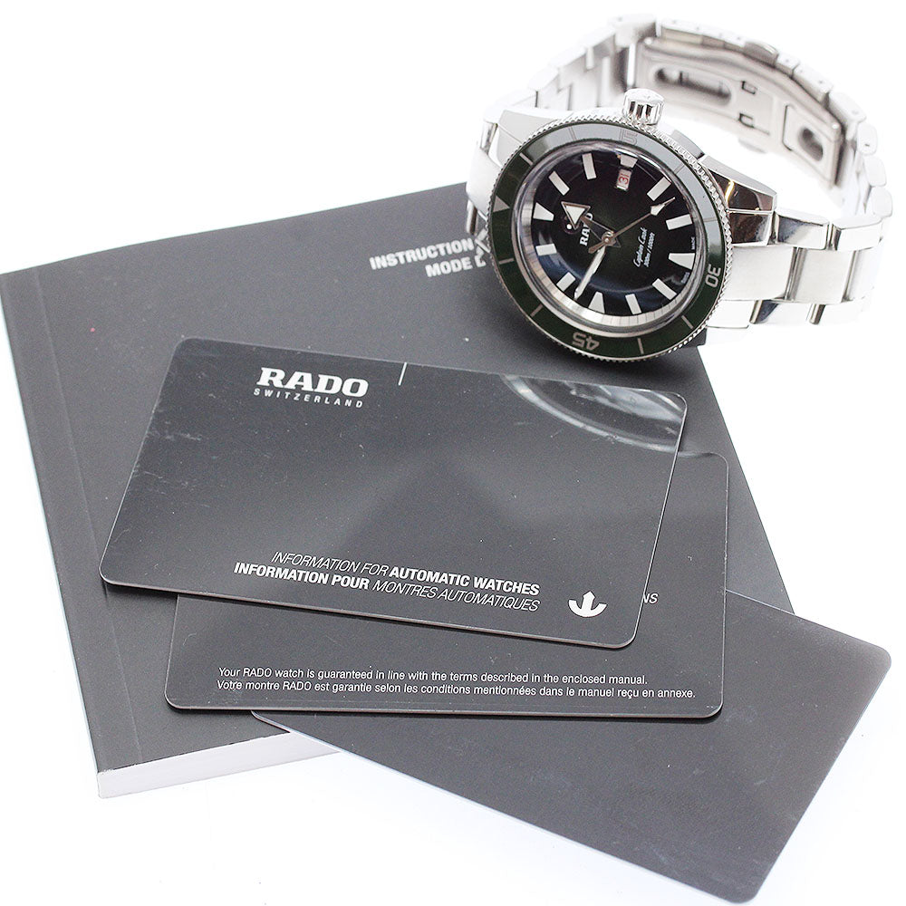 RADO captain Cook R32105313 Date Green Dial Automatic Men's Watch_951159