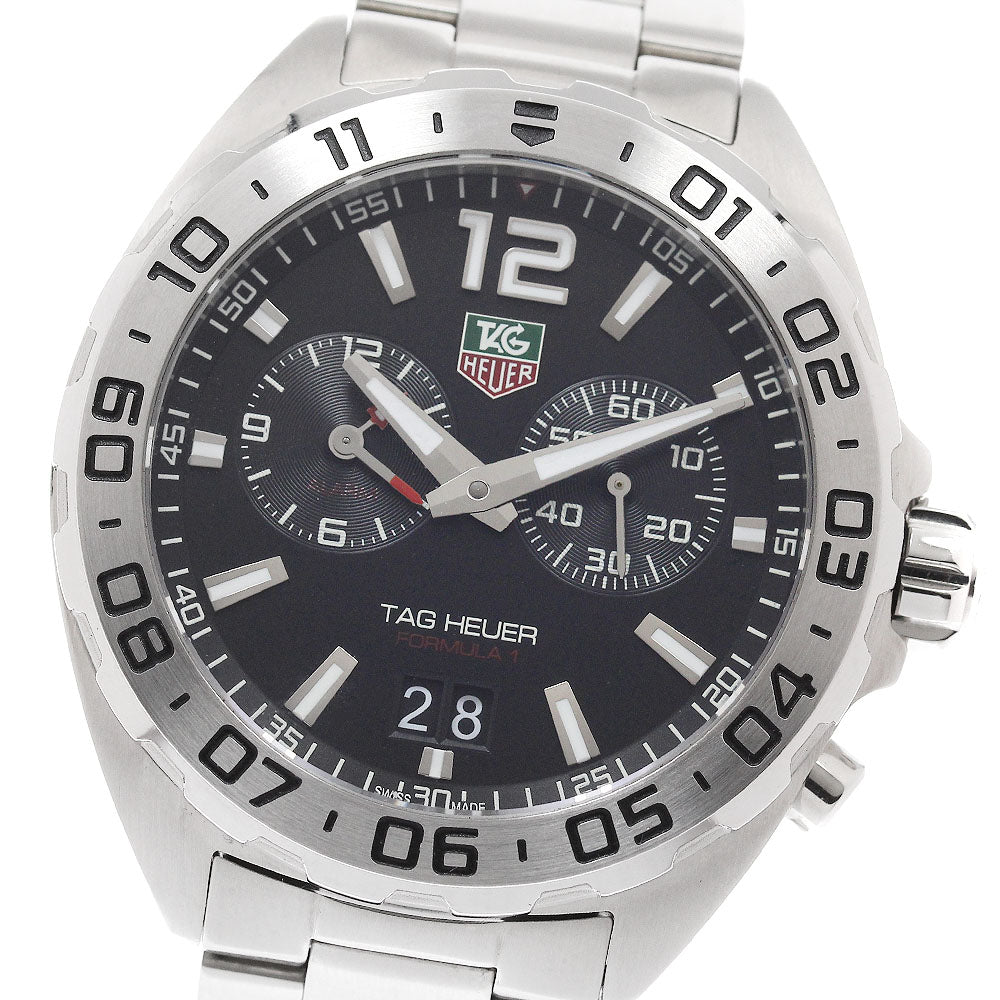 TAG HEUER Formula 1 WAZ111A alarm black Dial Quartz Men's Watch_951161