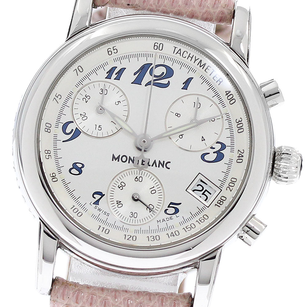 MONTBLANC Meisterstic 7039　 Chronograph Silver Dial Quartz Ladies Watch_951162