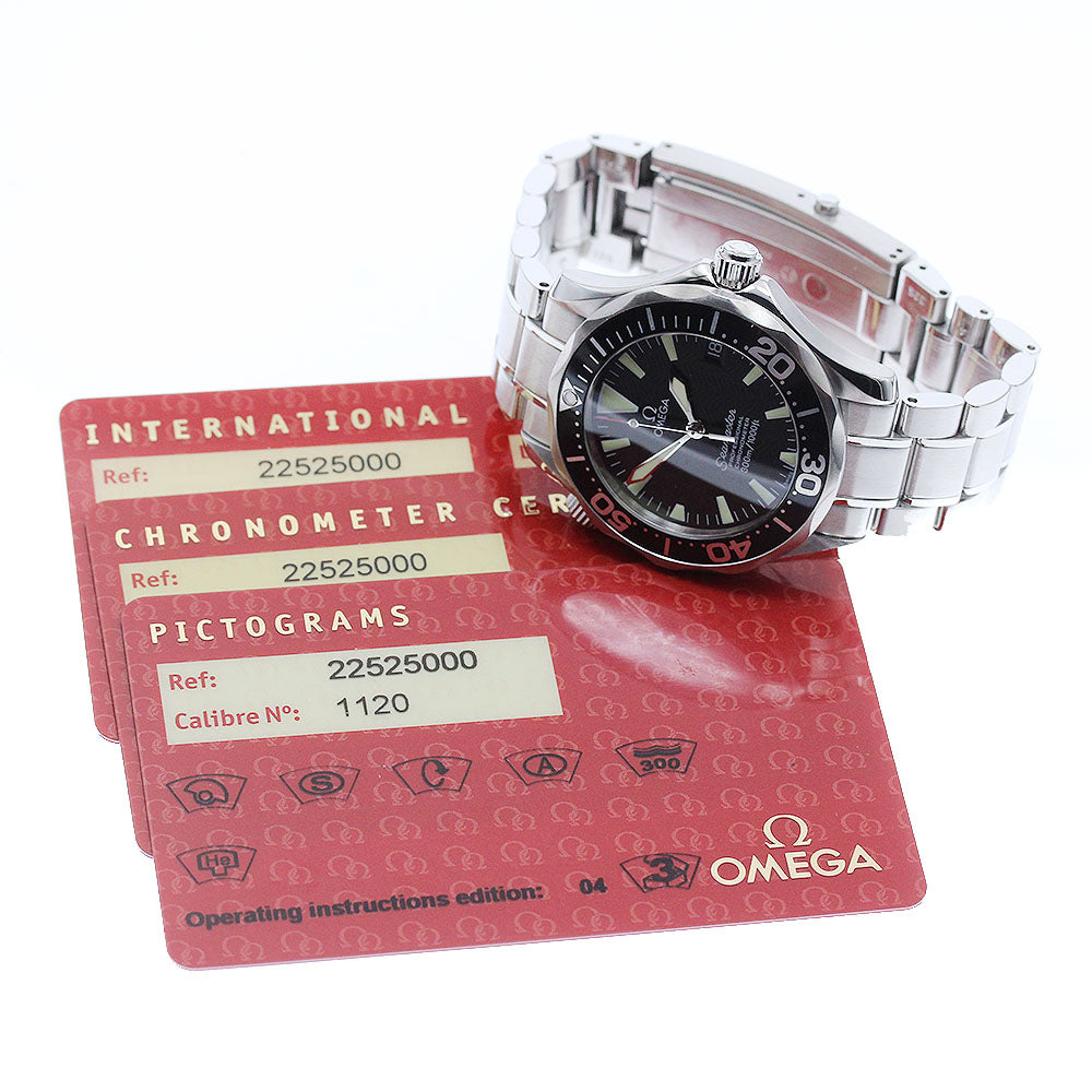OMEGA Seamaster300 Professional 2252.50 Date black Dial Automatic Watch_951165