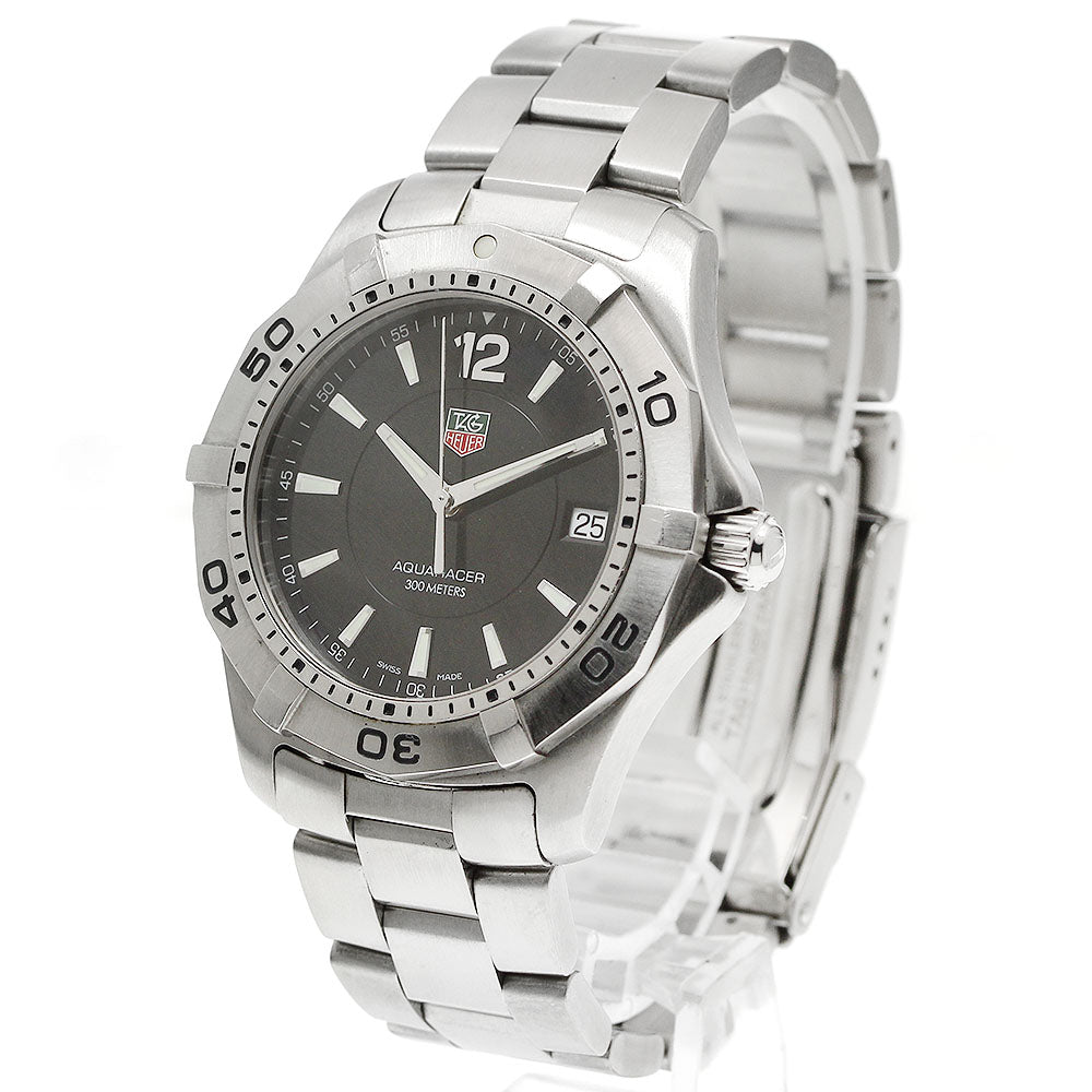 TAG HEUER Aqua racer WAF1110.BA0800 Date black Dial Quartz Men's Watch_951201