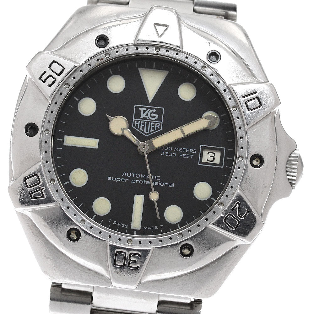 TAG HEUER Super professional 840.006 Date black Dial Automatic Men's_951283