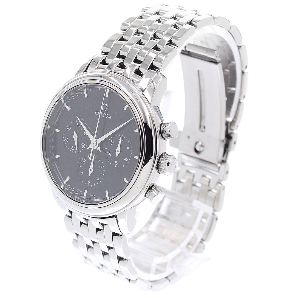 OMEGA De Ville Prestige 4540.51 Chronograph black Dial Hand Winding Men's_951322