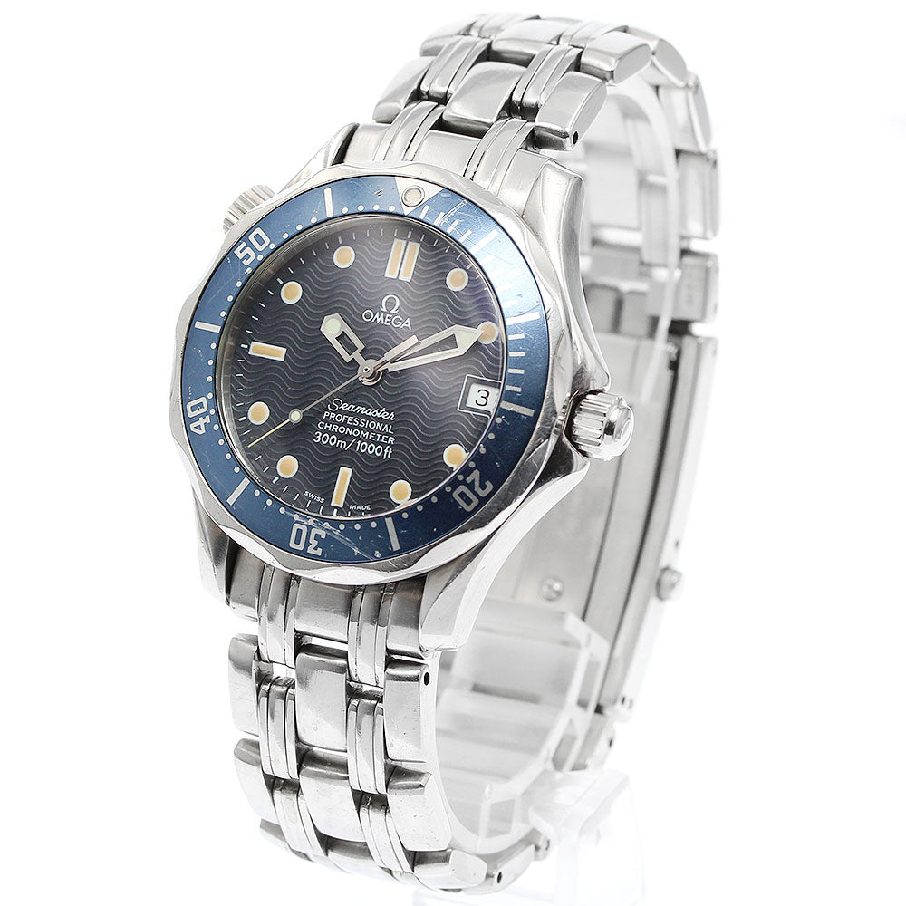 OMEGA Seamaster 300 2551.80 Date Navy Dial Automatic Boy's Watch_951324