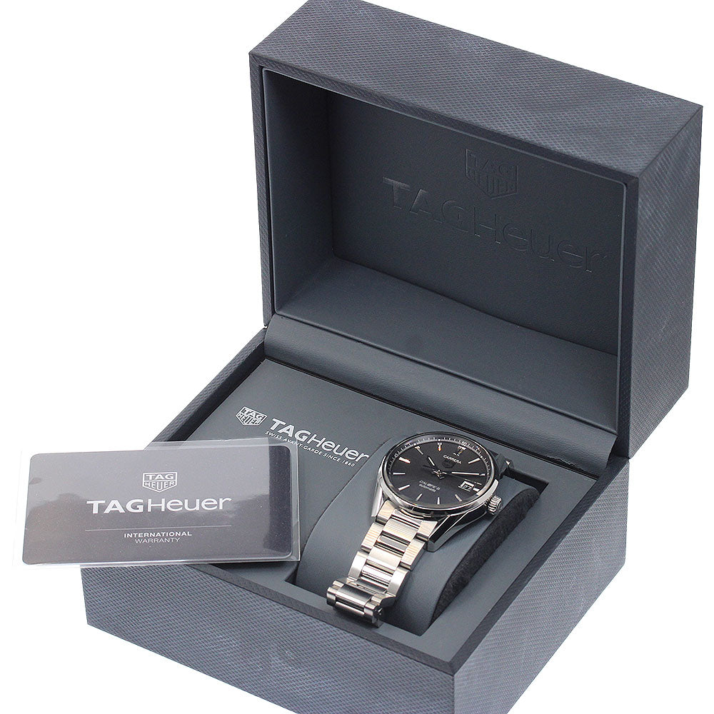 TAG HEUER Carrera Caliber 5 WAR211A.BA0782 black Dial Automatic Men's_951376