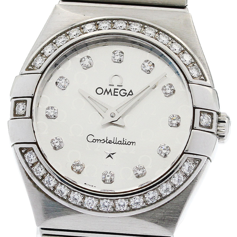 OMEGA Constellation 123.15.24.60.52.001 Diamond bezel 12P Quartz Ladies_951393