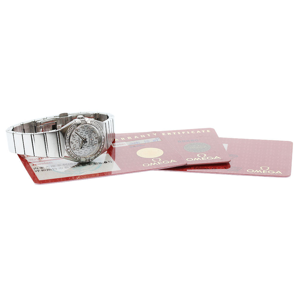 OMEGA Constellation 123.15.24.60.52.001 Diamond bezel 12P Quartz Ladies_951393