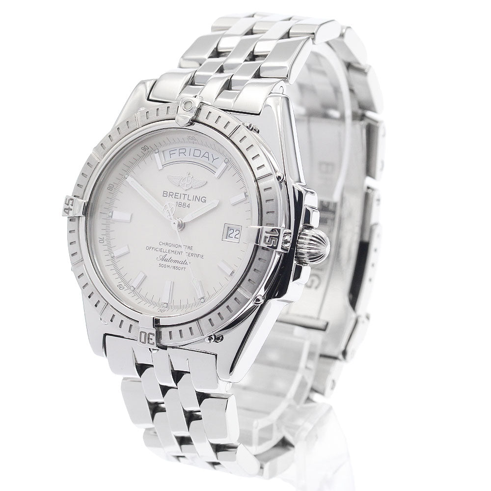 BREITLING Head wind A45355 Day date beige Dial Automatic Men's Watch_951423