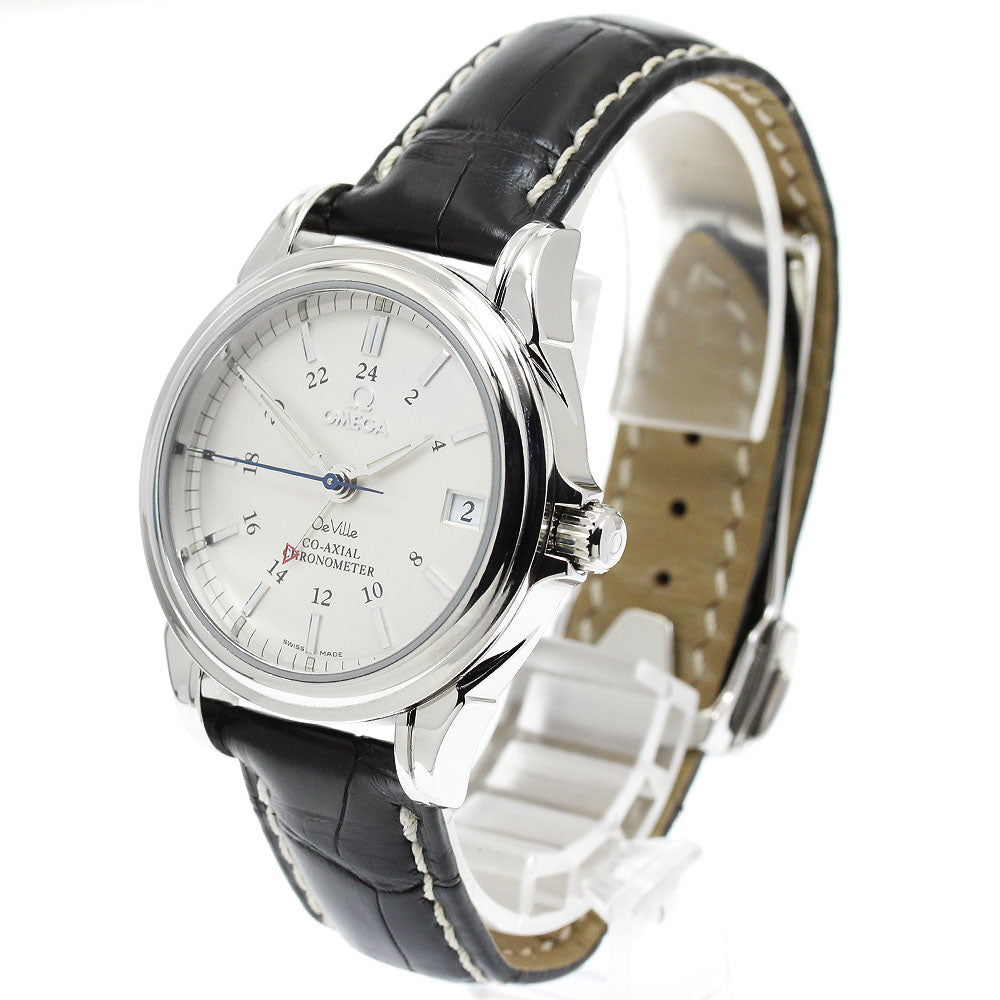 OMEGA De Ville Coaxial 4862.31.32 GMT Silver Dial Automatic Men's Watch_951431