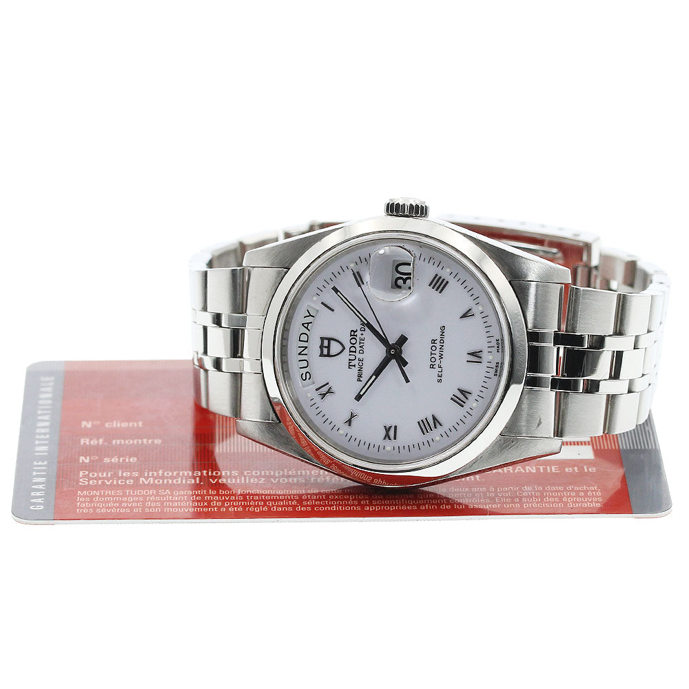 TUDOR Prince Date Day 76200 white Dial Automatic Men's Watch_951435