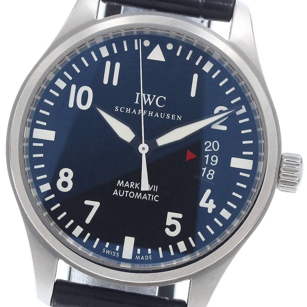 IWC SCHAFFHAUSEN Pilot watch mark XVII IW326501 Date black Dial Automatic Men's Watch_951439