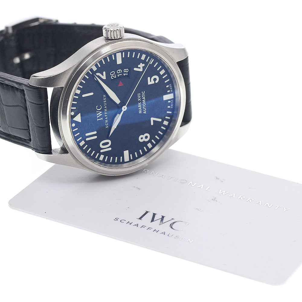 IWC SCHAFFHAUSEN Pilot watch mark XVII IW326501 Date black Dial Automatic Men's Watch_951439