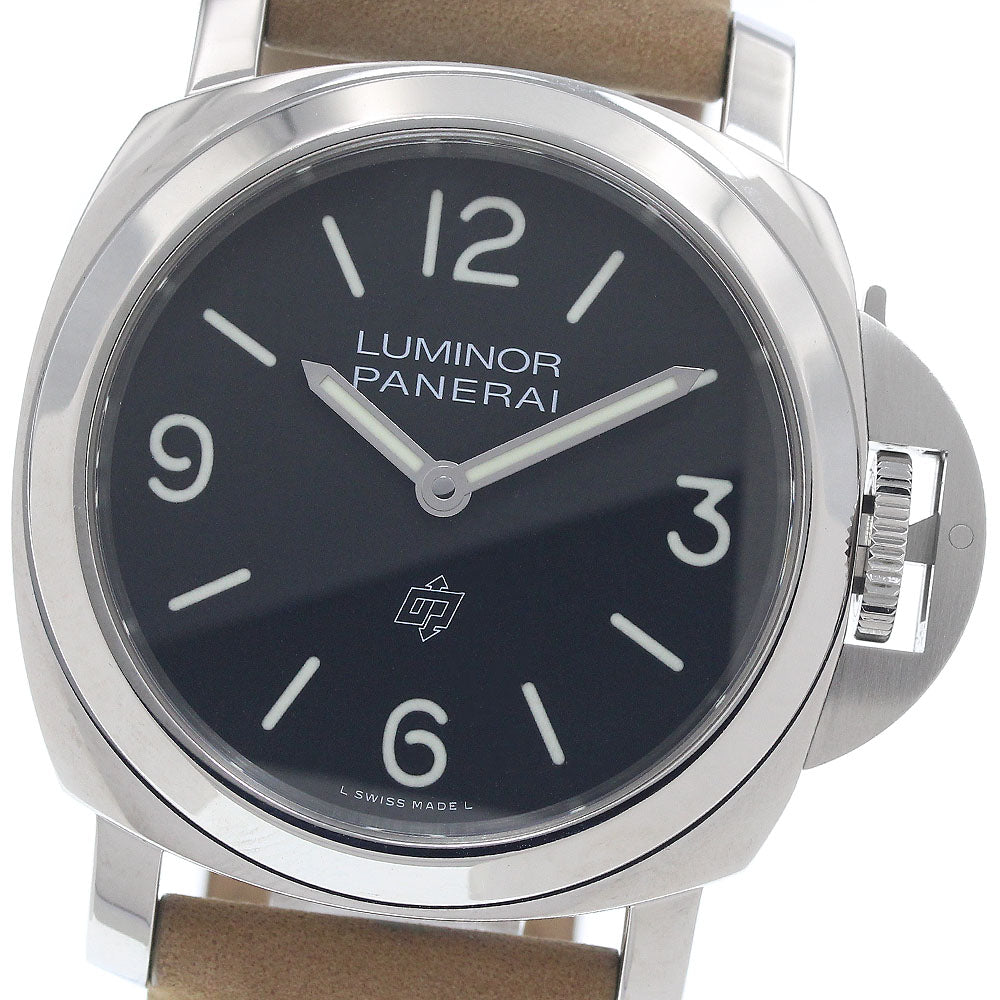 PANERAI Luminor Base Logo 44mm PAM01086 Black Dial Hand Winding Men's _951447