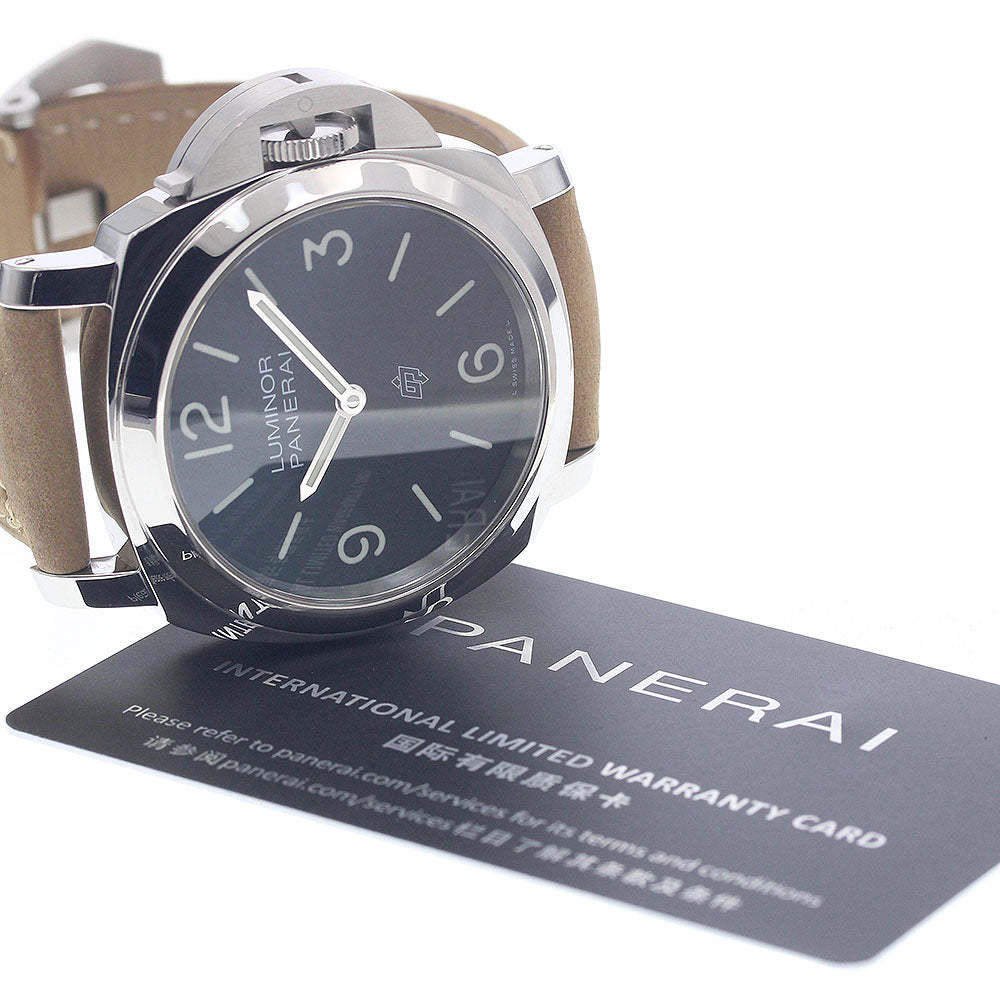 PANERAI Luminor Base Logo 44mm PAM01086 Black Dial Hand Winding Men's _951447