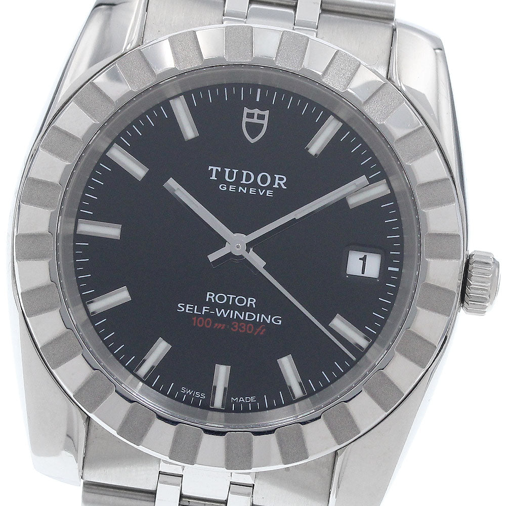 TUDOR Classic 21010 Date Black Dial Automatic Men's Watch_951454