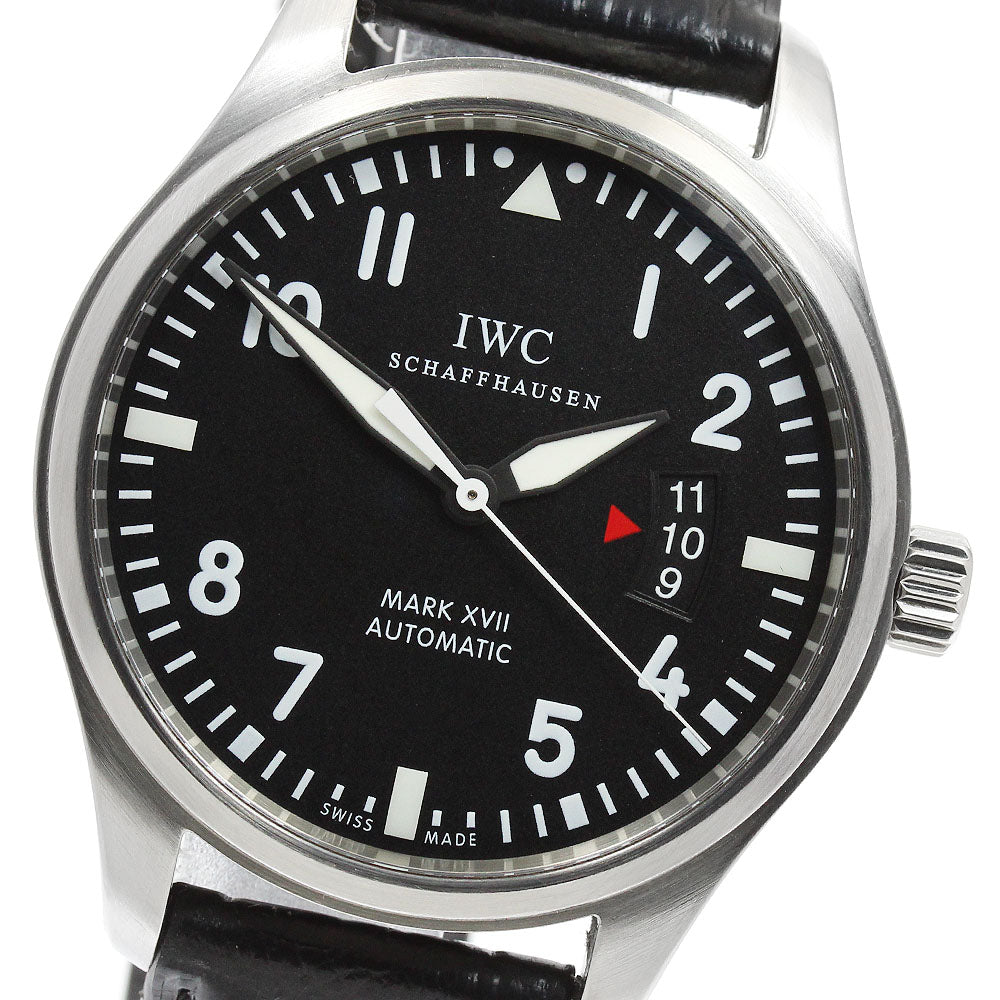 IWC SCHAFFHAUSEN Pilot watch mark XVII IW326501 Date black Dial Automatic Men's Watch_951455
