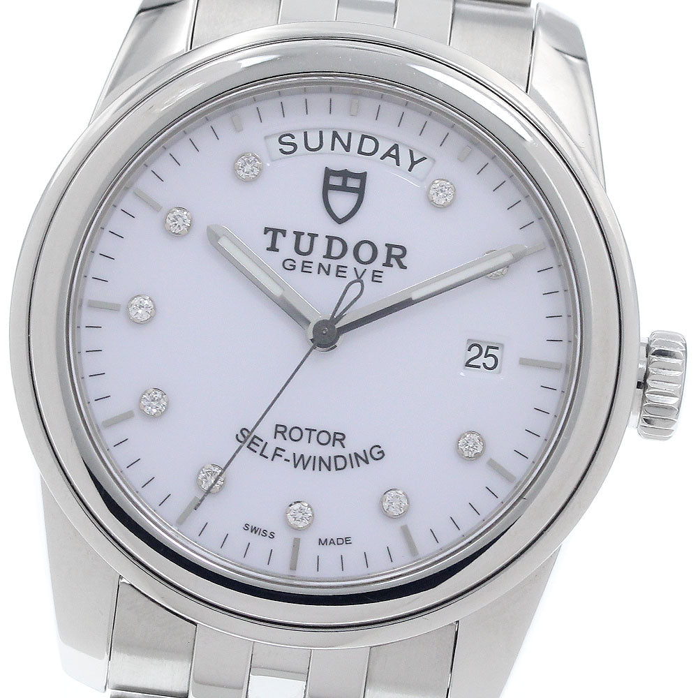 TUDOR Glamor Date Day 56000 10P diamond white Dial Automatic Men's Watch_951457