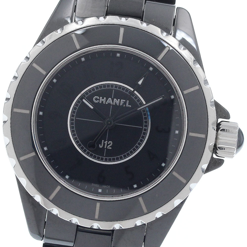 CHANEL J12 H3828 Intense black black Dial Quartz Ladies Watch_951458