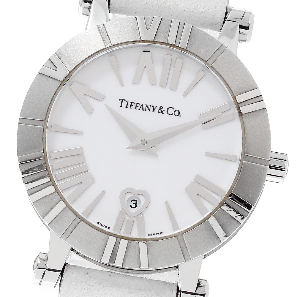 TIFFANY&Co. Atlas Dome Z1300.11.11A20A71A Date white Dial Quartz Ladies_951473