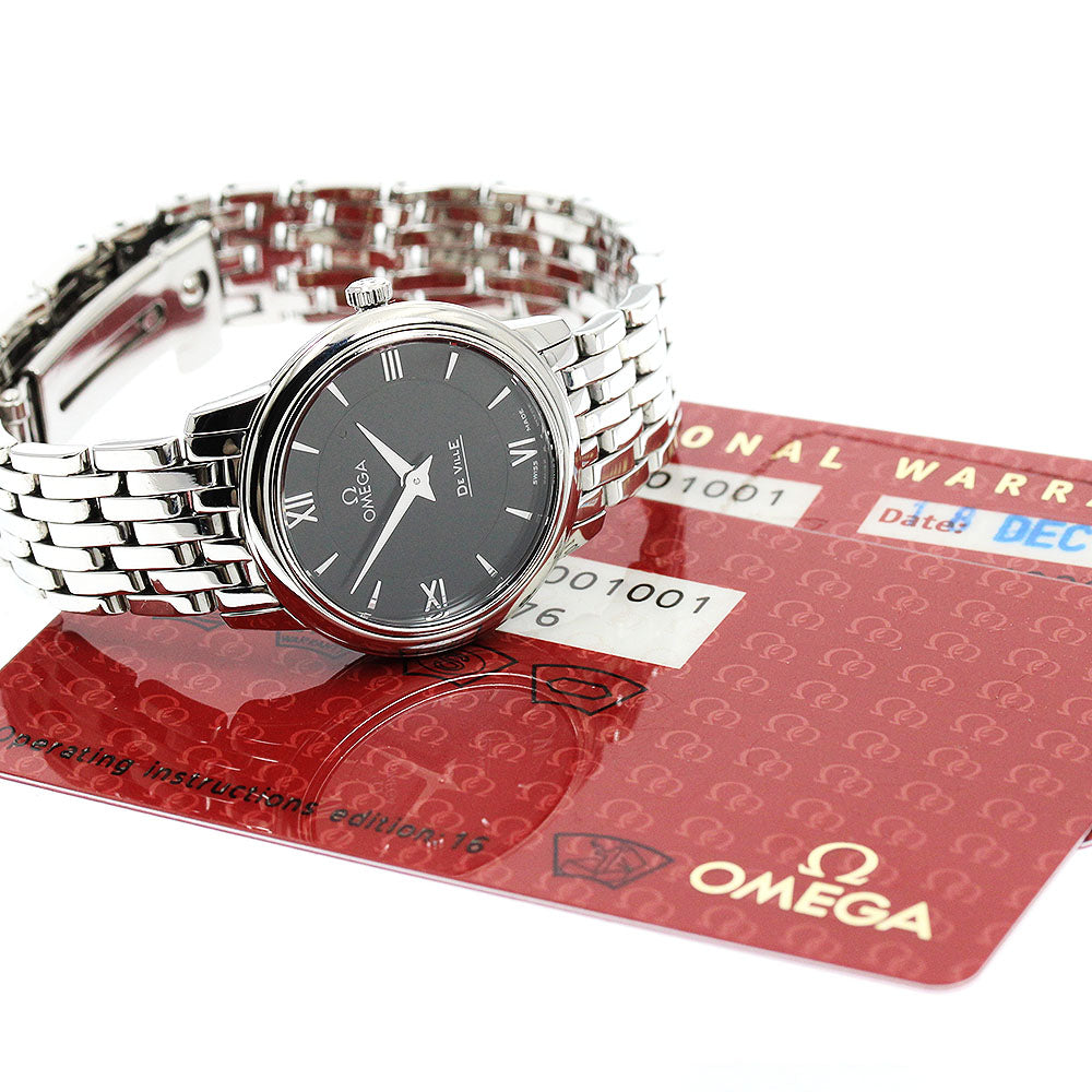 OMEGA De Ville Prestige 424.10.27.60.01.001 black Dial Quartz Ladies_951510
