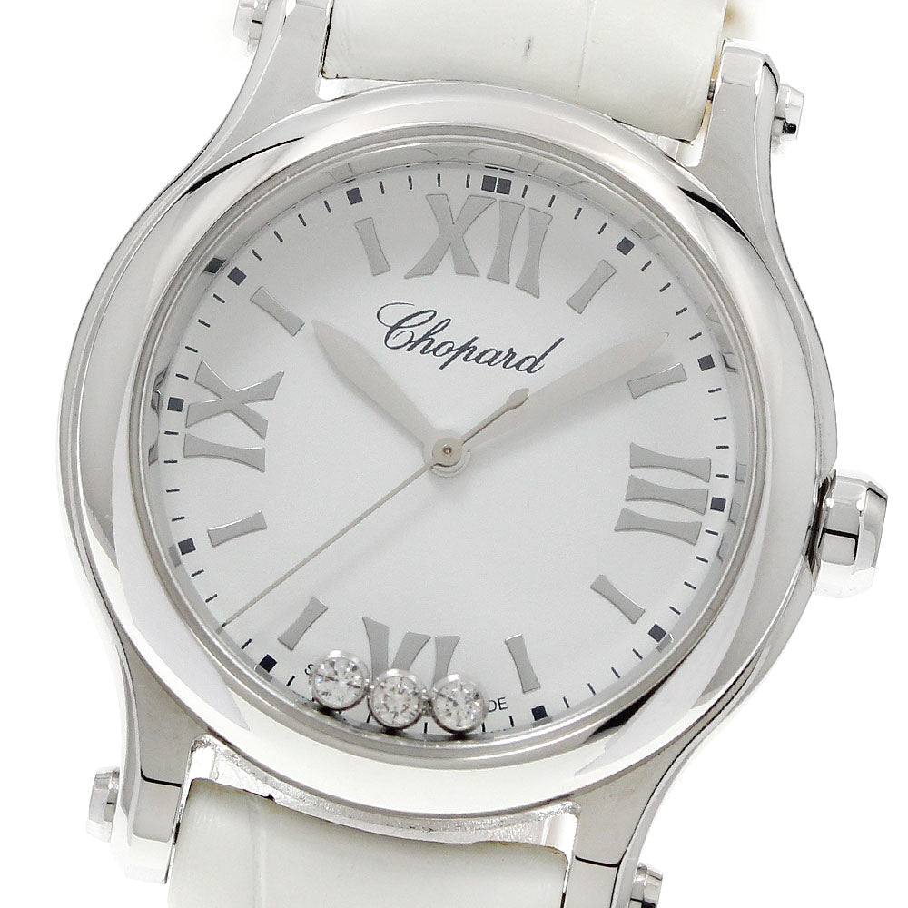 Chopard Happy sports 278590-3001 3P diamond white Dial Quartz Ladies Watch_951599