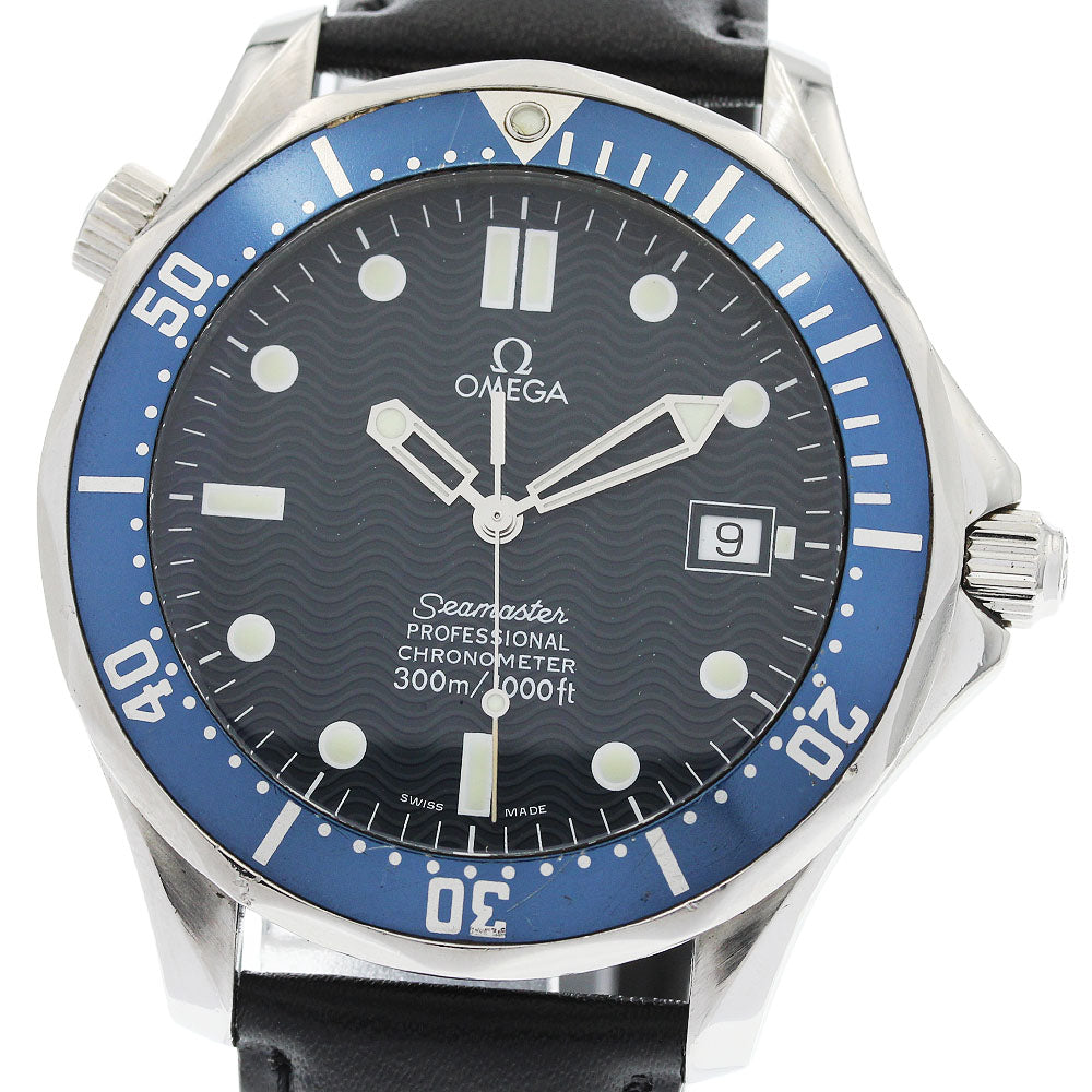OMEGA Seamaster300 2531.80 Date Navy Dial Automatic Men's Watch_951603