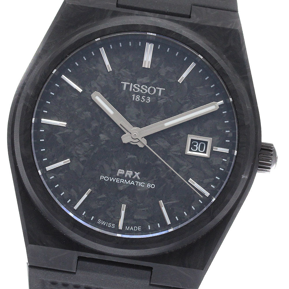 TISSOT PRX Powermatic 80 Carbon T137.907.97.201.00 Automatic Men's Watch_951623