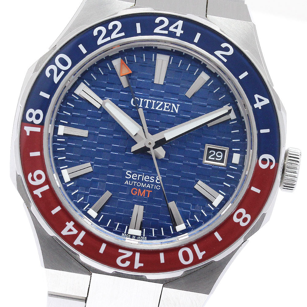 CITIZEN Series 8 9054-0065X02/NB6030-59L Date GMT Automatic Men's Watch_951626