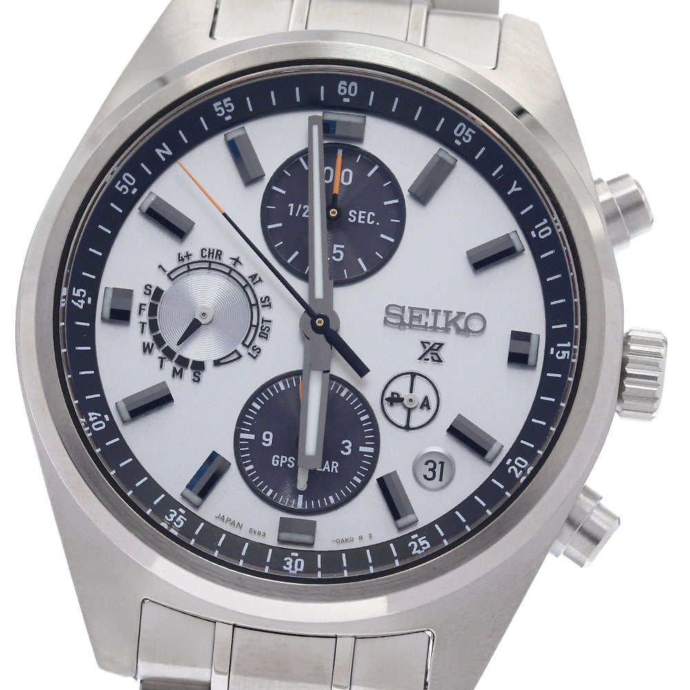 SEIKO Prospex Speed Timer SBED009/5X83-0AH0-1 Solar Powered Radio Men's_951629