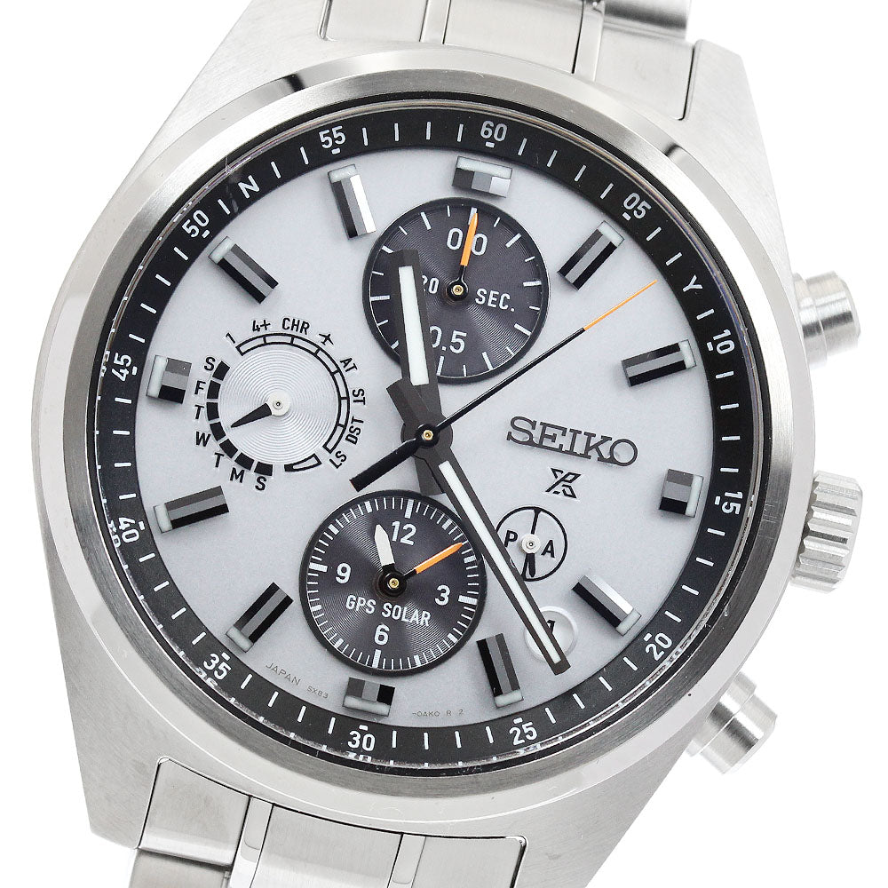 SEIKO Prospex Speed Timer SBED009/5X83-0AH0-1 Solar Powered Radio Men's_951638