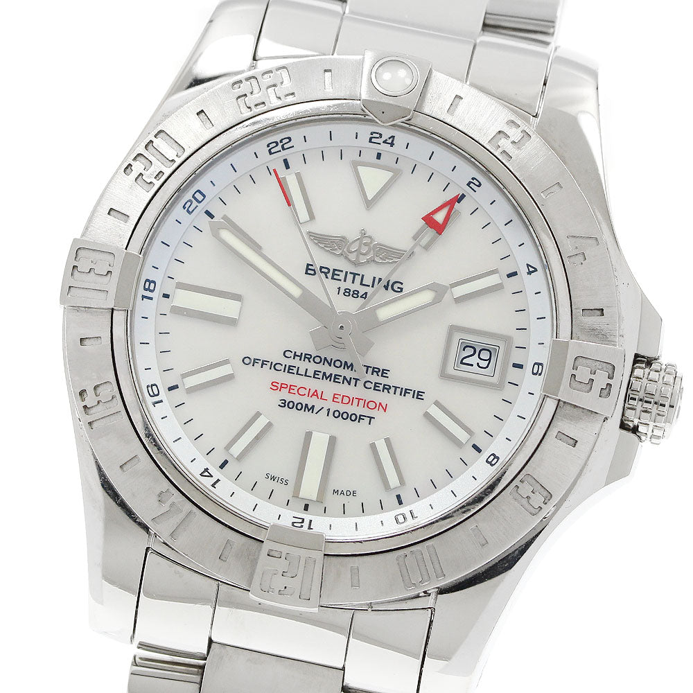 BREITLING Avenger II GMT A32390 White shell Dial Automatic Men's Watch_951651