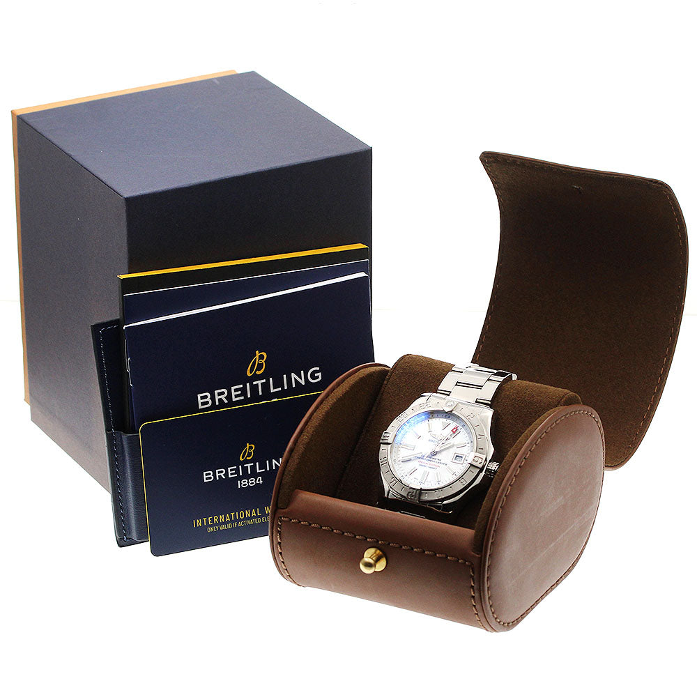 BREITLING Avenger II GMT A32390 White shell Dial Automatic Men's Watch_951651