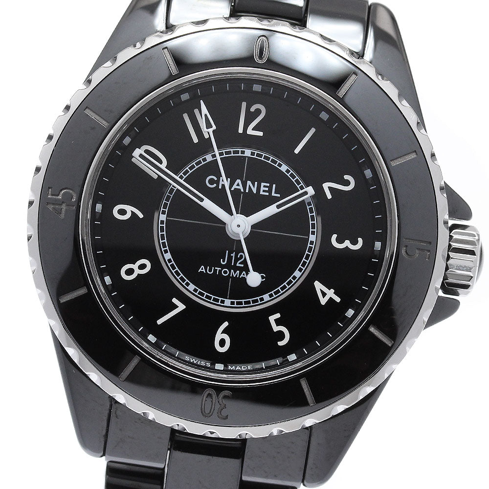 CHANEL J12 H5696 Black ceramic black Dial Automatic Ladies Watch_951654