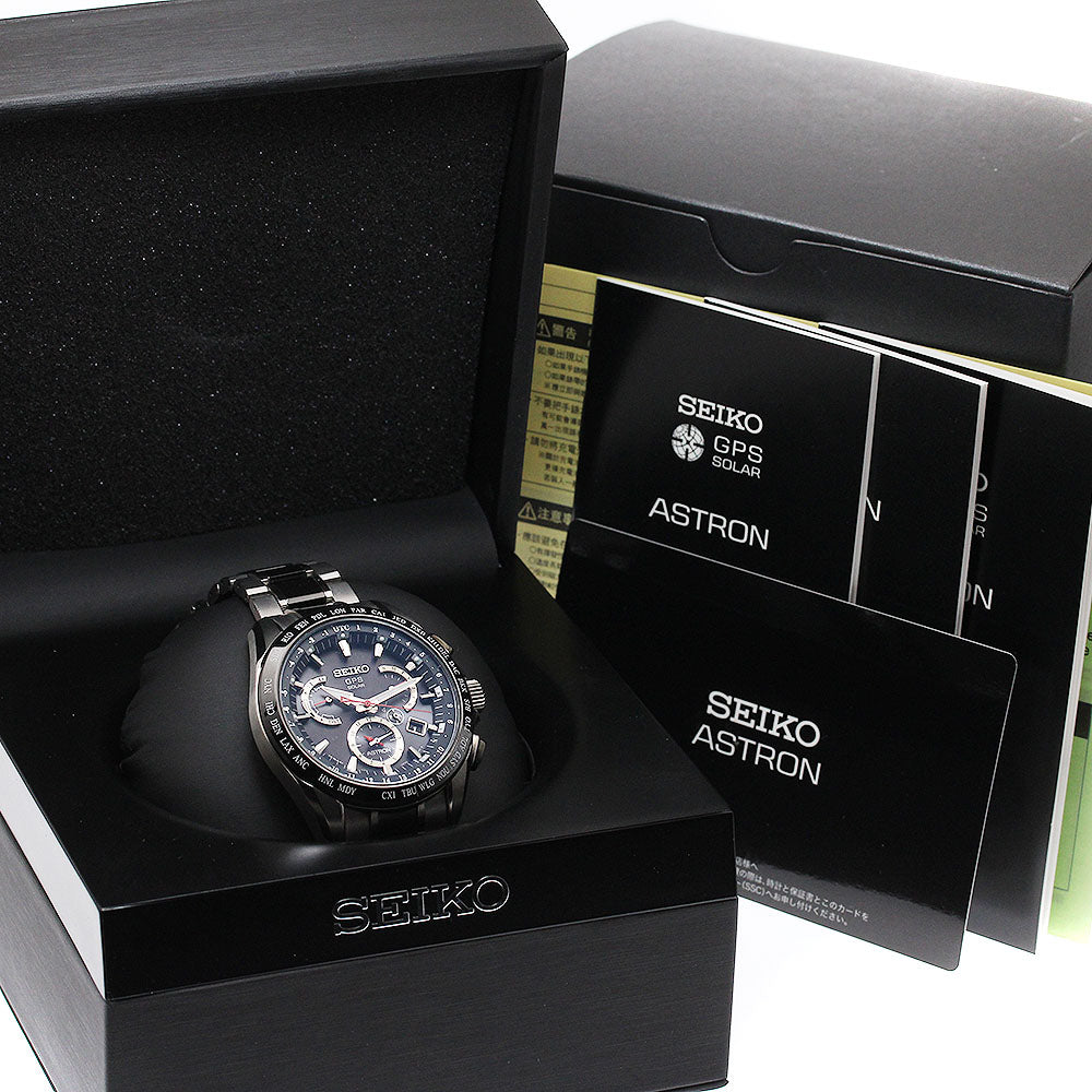 SEIKO Astron SBXB041/8X53-0AB0-2 Day date Solar Powered Radio Men's Watch_951659