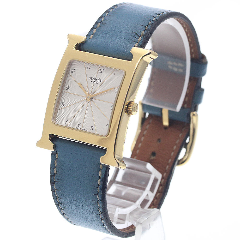 HERMES H watch HH1.501 Silver Dial Quartz Men's Watch_951661