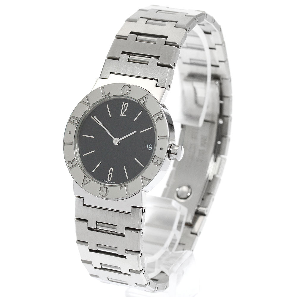BVLGARI BVLGARIBVLGARI BB30SS Date black Dial Quartz Boy's Watch_951666