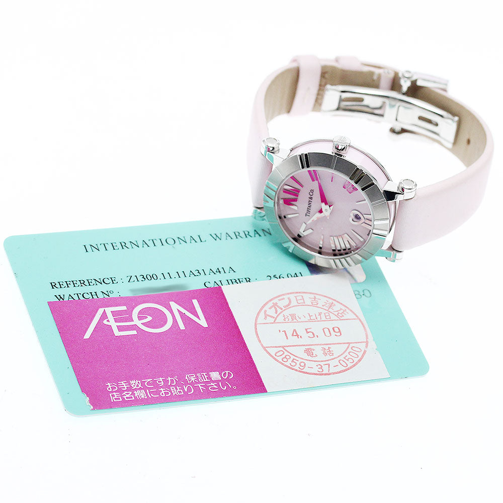 TIFFANY&Co. Atlas Z1300.11.11A31A41A Date Pink Dial Quartz Ladies Watch_951667