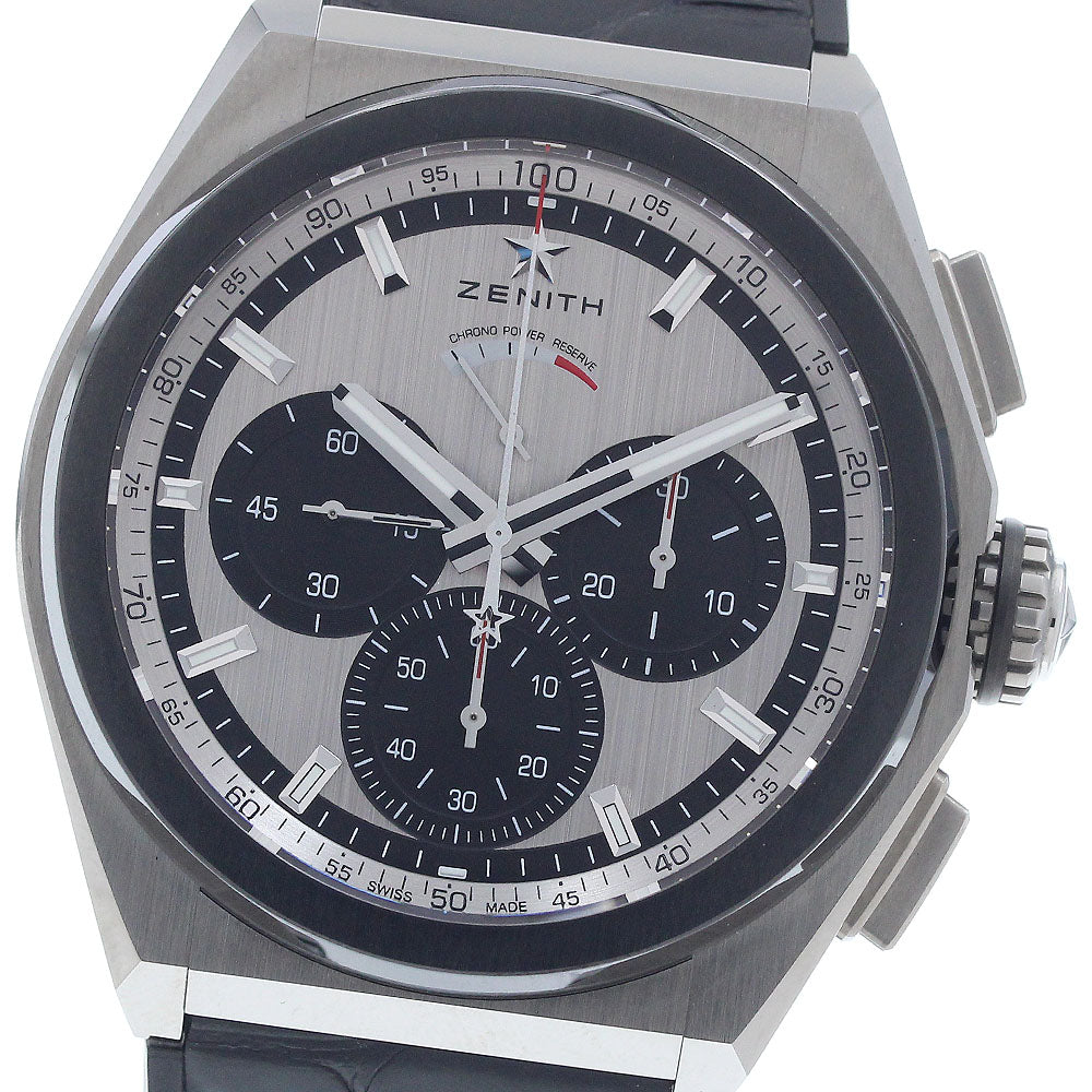 ZENITH Defy El Primero 21 95.9005.9004/01.R582 Chronograph Silver / Black Dial Automatic Men's Watch_951689