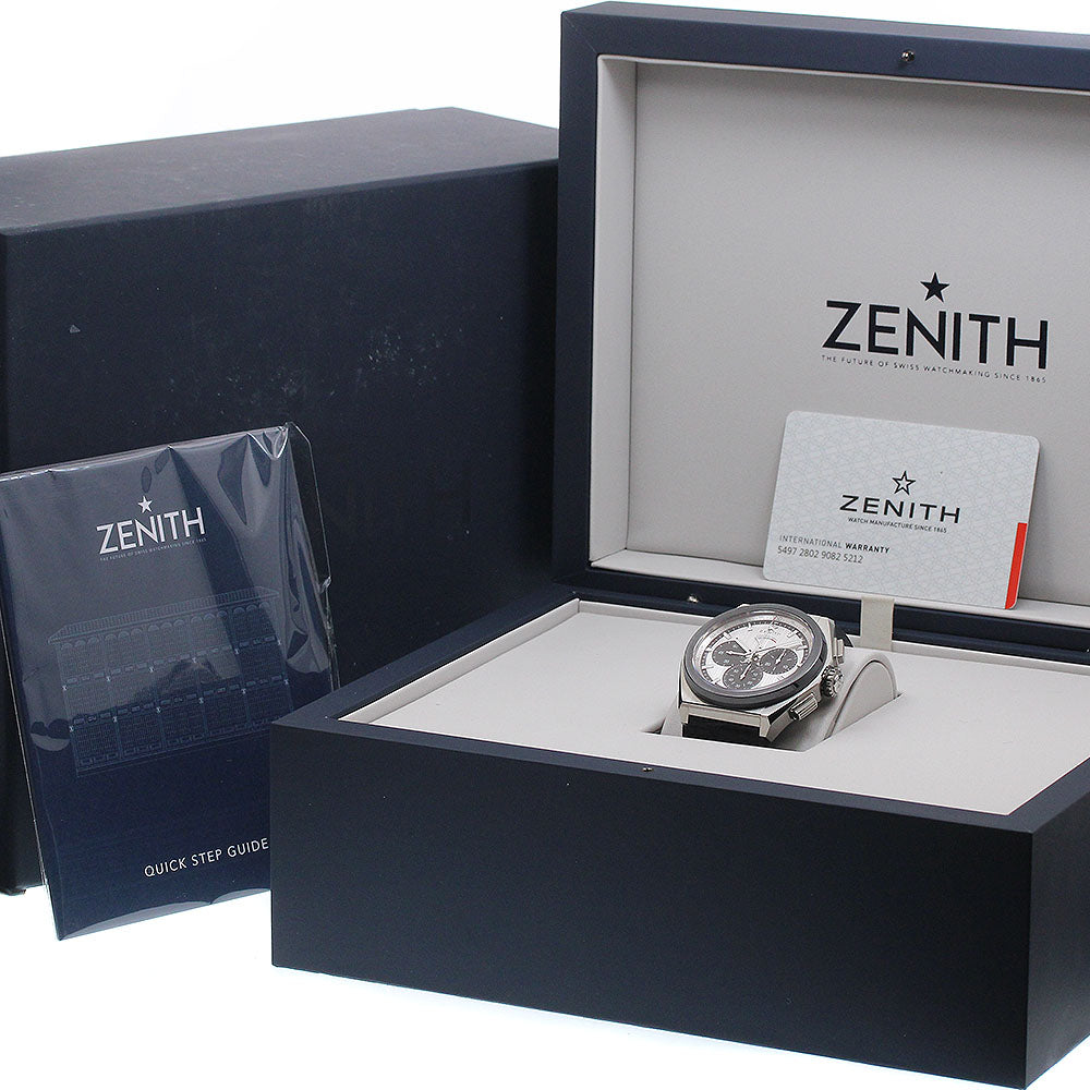 ZENITH Defy El Primero 21 95.9005.9004/01.R582 Chronograph Silver / Black Dial Automatic Men's Watch_951689