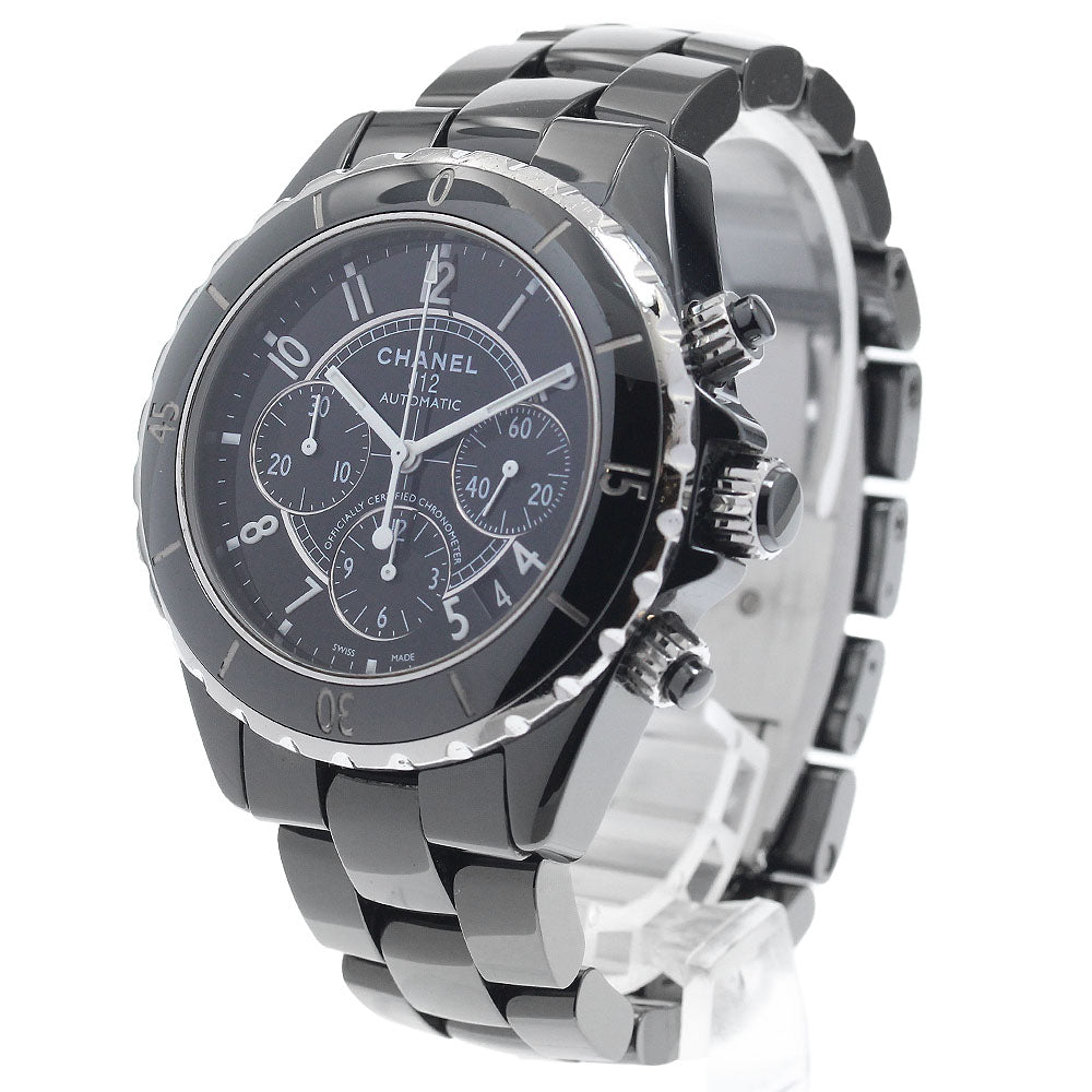 CHANEL J12 41MM H0940 Black ceramic chronograph Automatic Men's Watch_951698