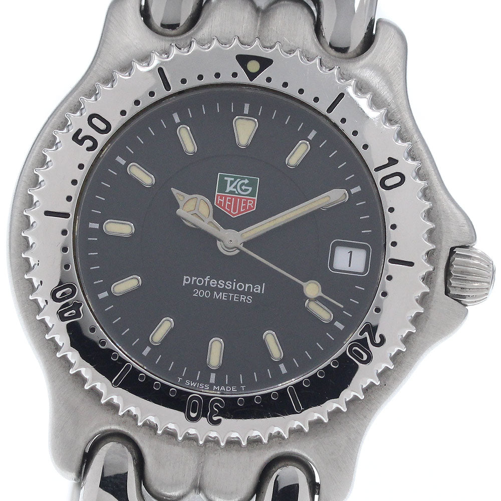 TAG HEUER S/el WG1114-K0 Date Black Dial Quartz Men's Watch_951719