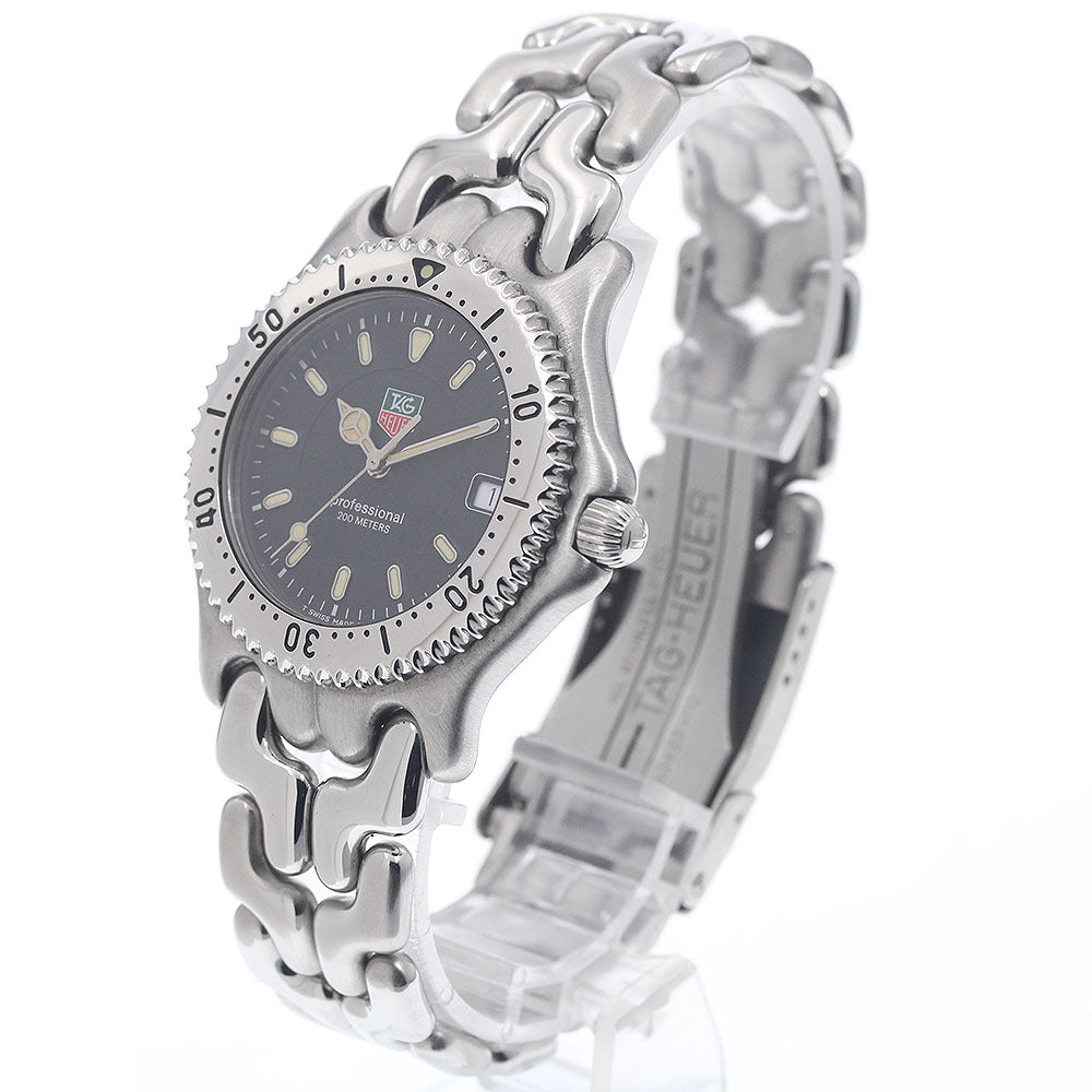 TAG HEUER S/el WG1114-K0 Date Black Dial Quartz Men's Watch_951719