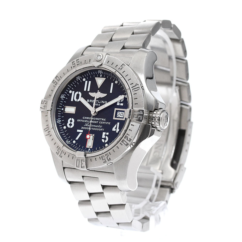 BREITLING Avenger Seawolf A17330 Date black Dial Automatic Men's Watch_951724