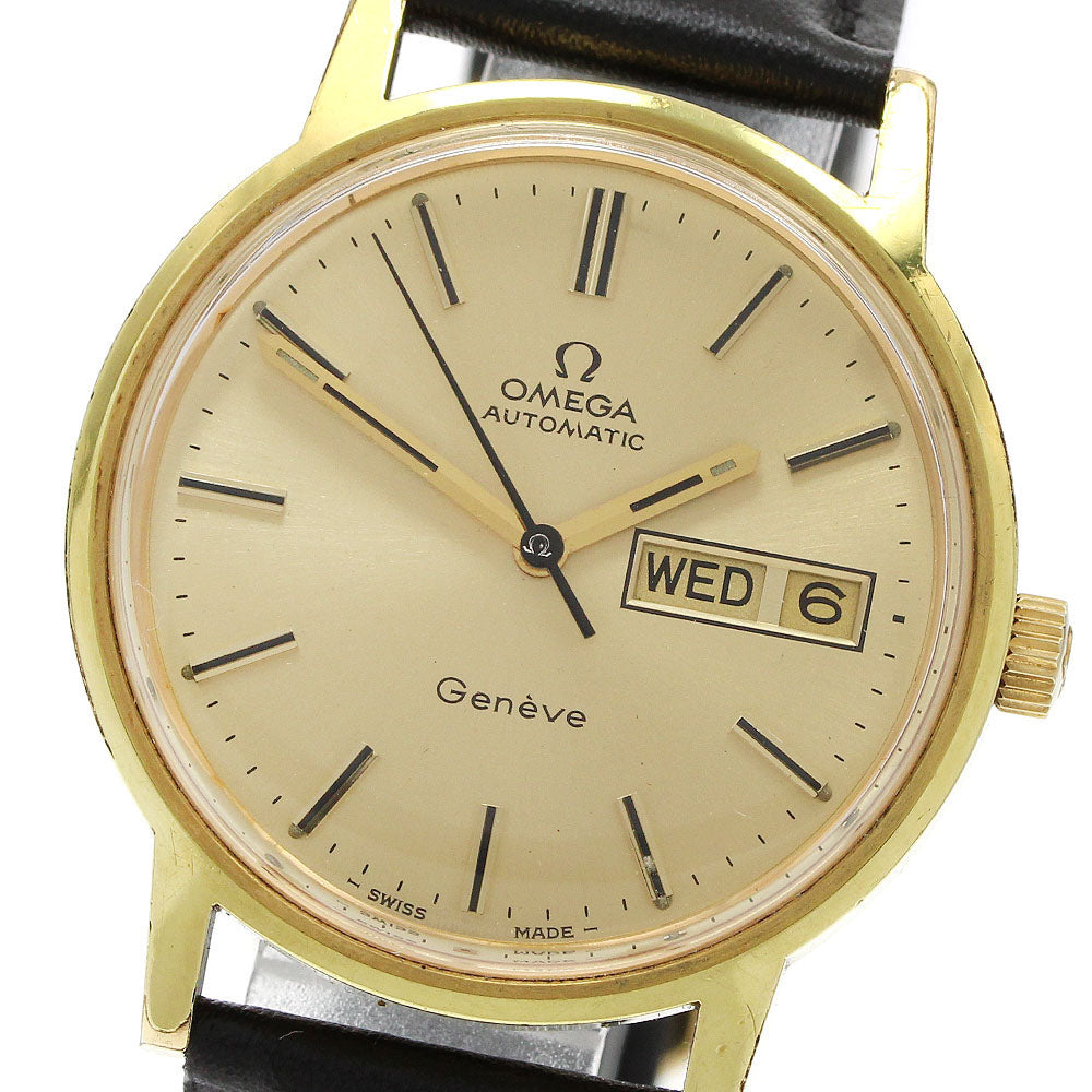 OMEGA Geneve 166.0168 Day Date Cal.1022 Gold Dial Automatic Men's Watch_951773