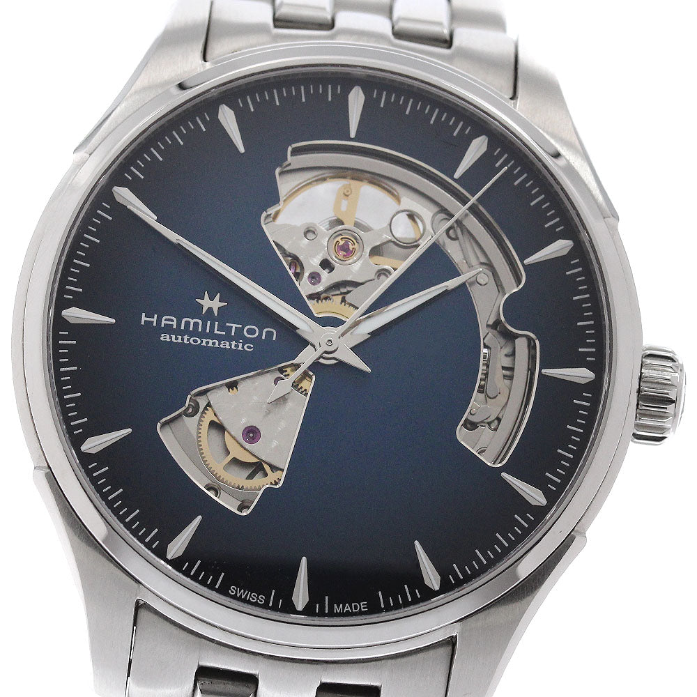 HAMILTON Jazz master H326750 Open heart blue Dial Automatic Men's Watch_951800
