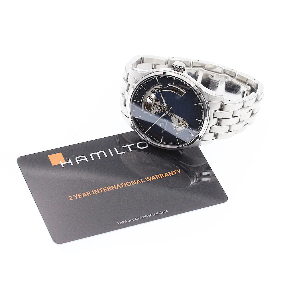 HAMILTON Jazz master H326750 Open heart blue Dial Automatic Men's Watch_951800
