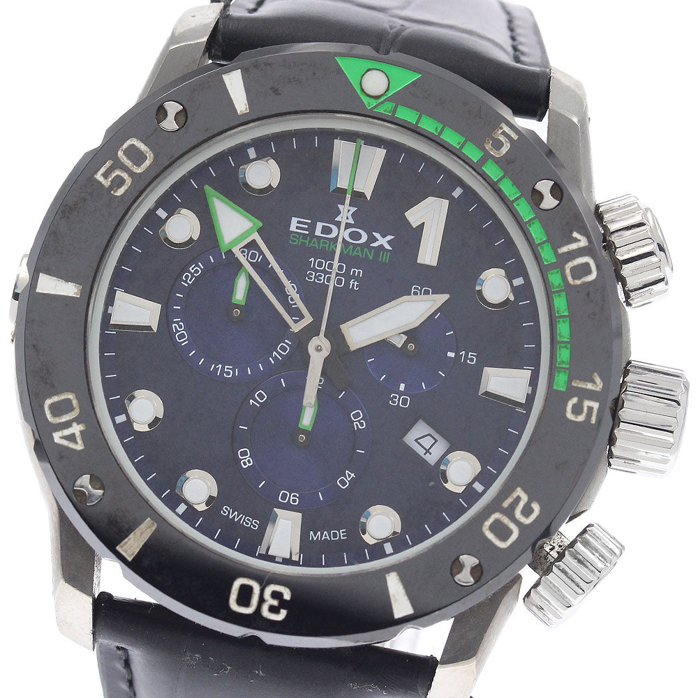 EDOX Chrono Offshore 1 Shark Man III 10241 Limited edition of 333 pieces worldwide, chronograph. blue Dial Quartz Men's Watch_951828