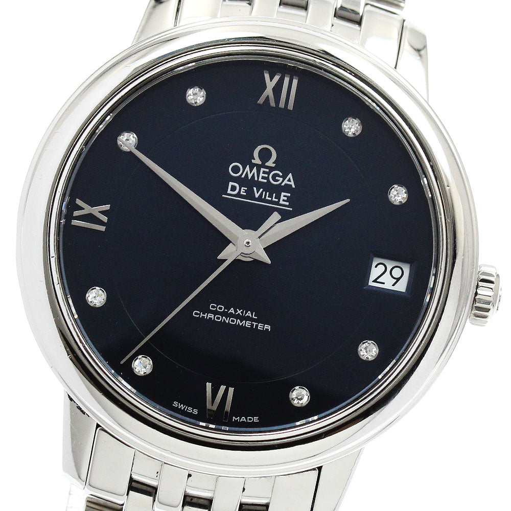 OMEGA De Ville Prestige 424.10.33.20.53.001 Navy Dial Automatic Ladies_951853