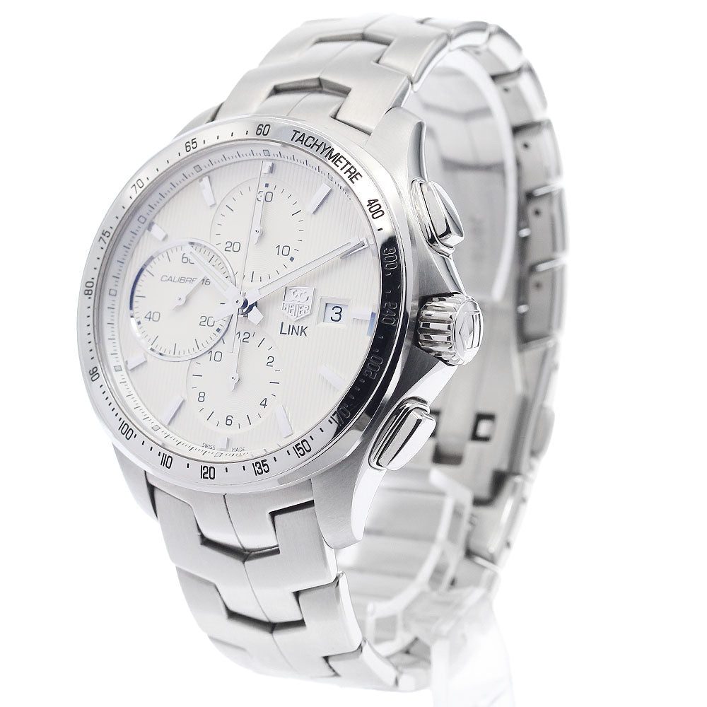 TAG HEUER Link CAT2011 Caliber 16 Chronograph Silver Dial Automatic Men's_951856